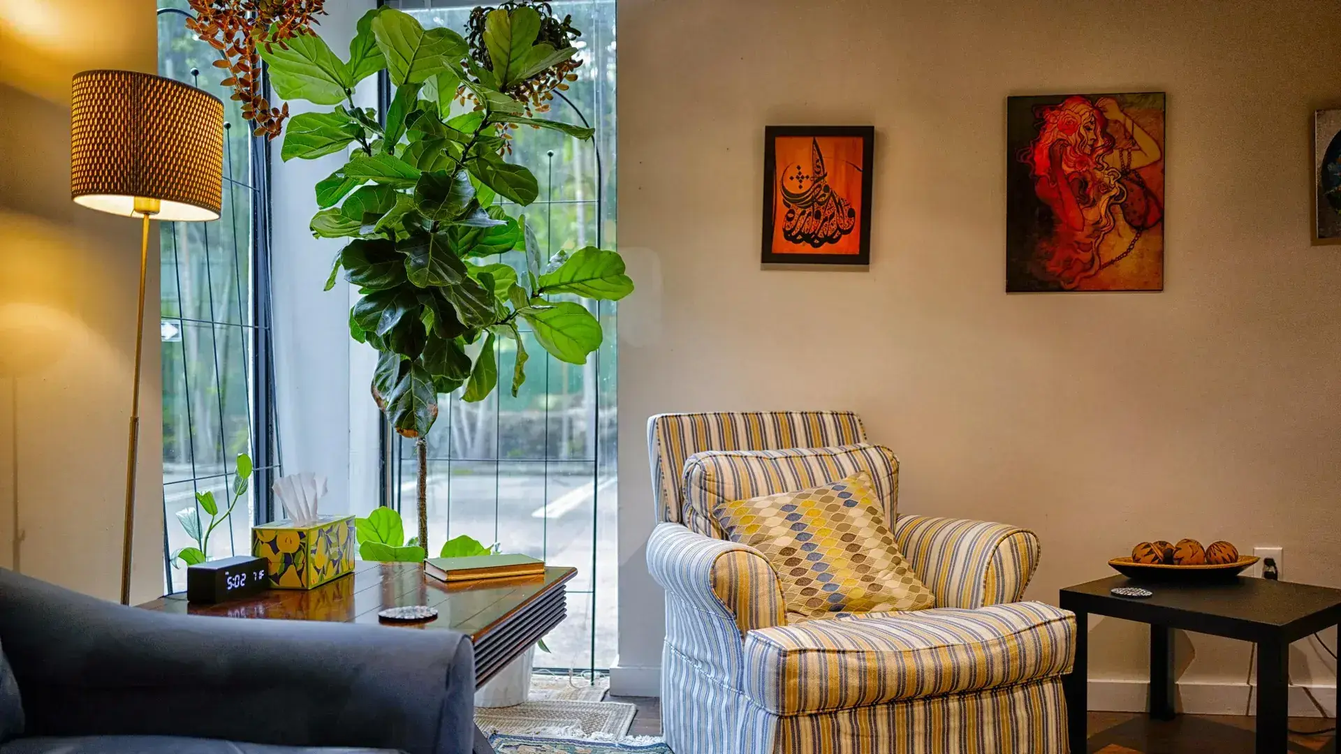 Miguel Brown's private psychotherapy office in Coconut Grove, Miami